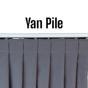 Düz Fon Perde - Yan Pile Dikim 