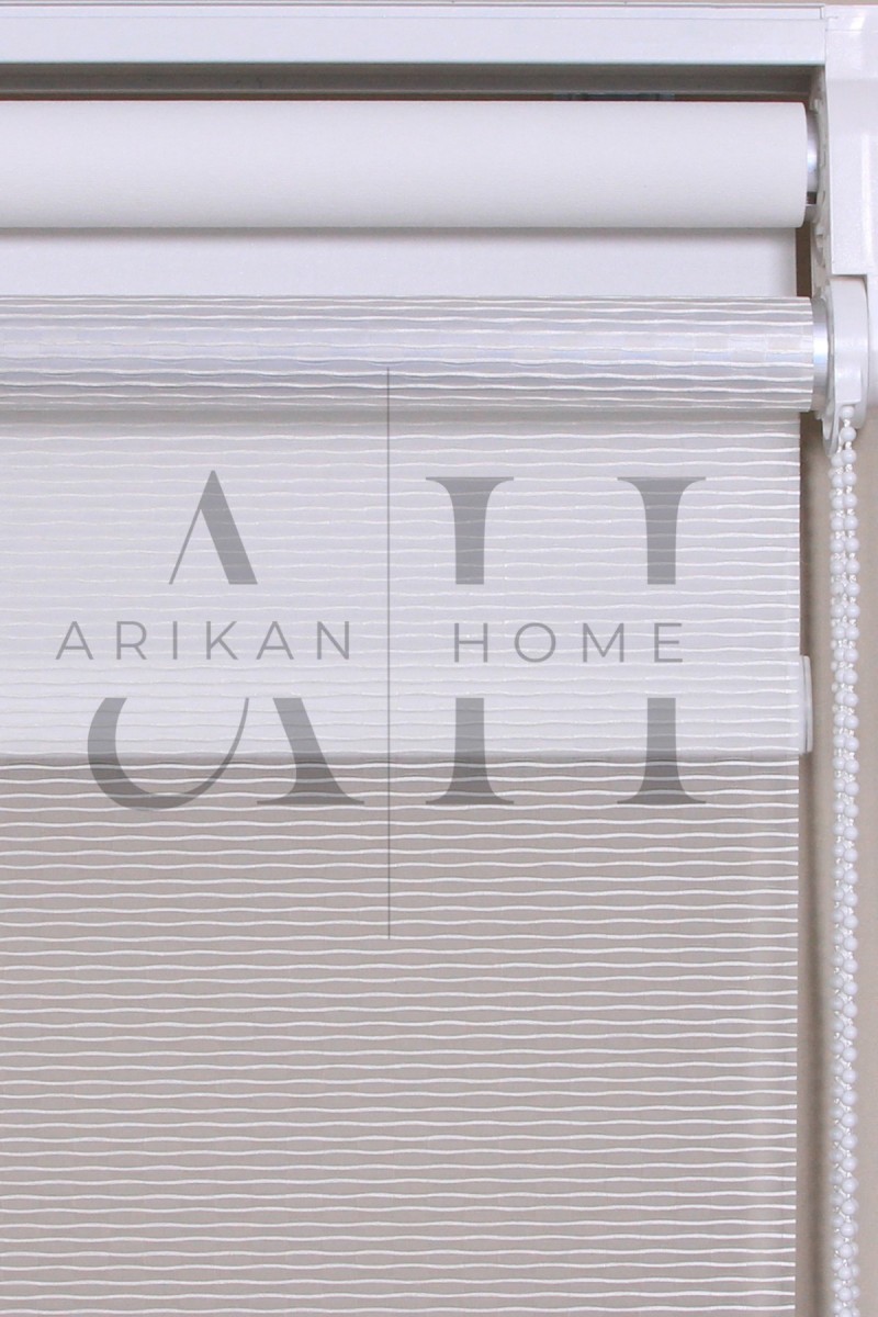 Düz Tül Stor - Çiftli Sistem Perde